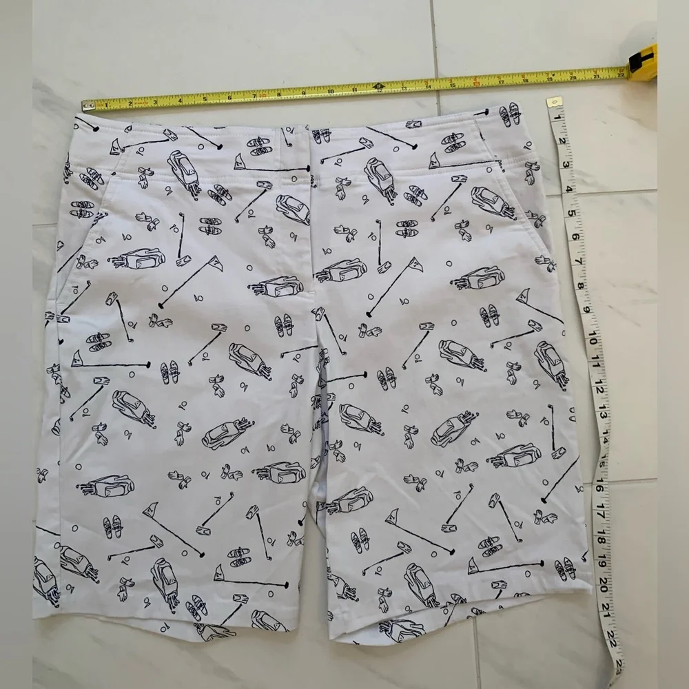 Izod Golf Stretch Chino Graphic Active Performance Shorts NWT